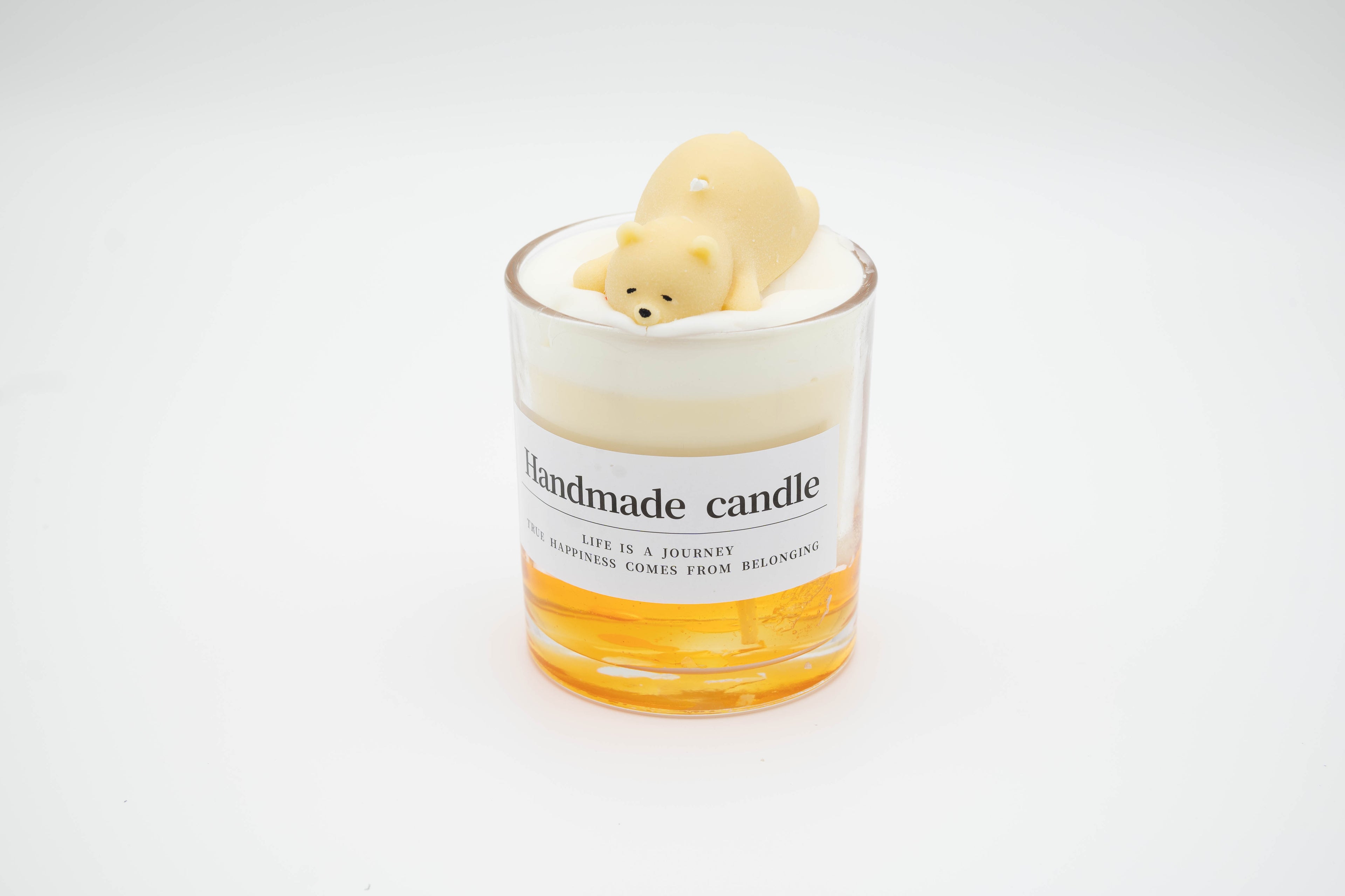 Black Tea Latte Bear Scented Candle