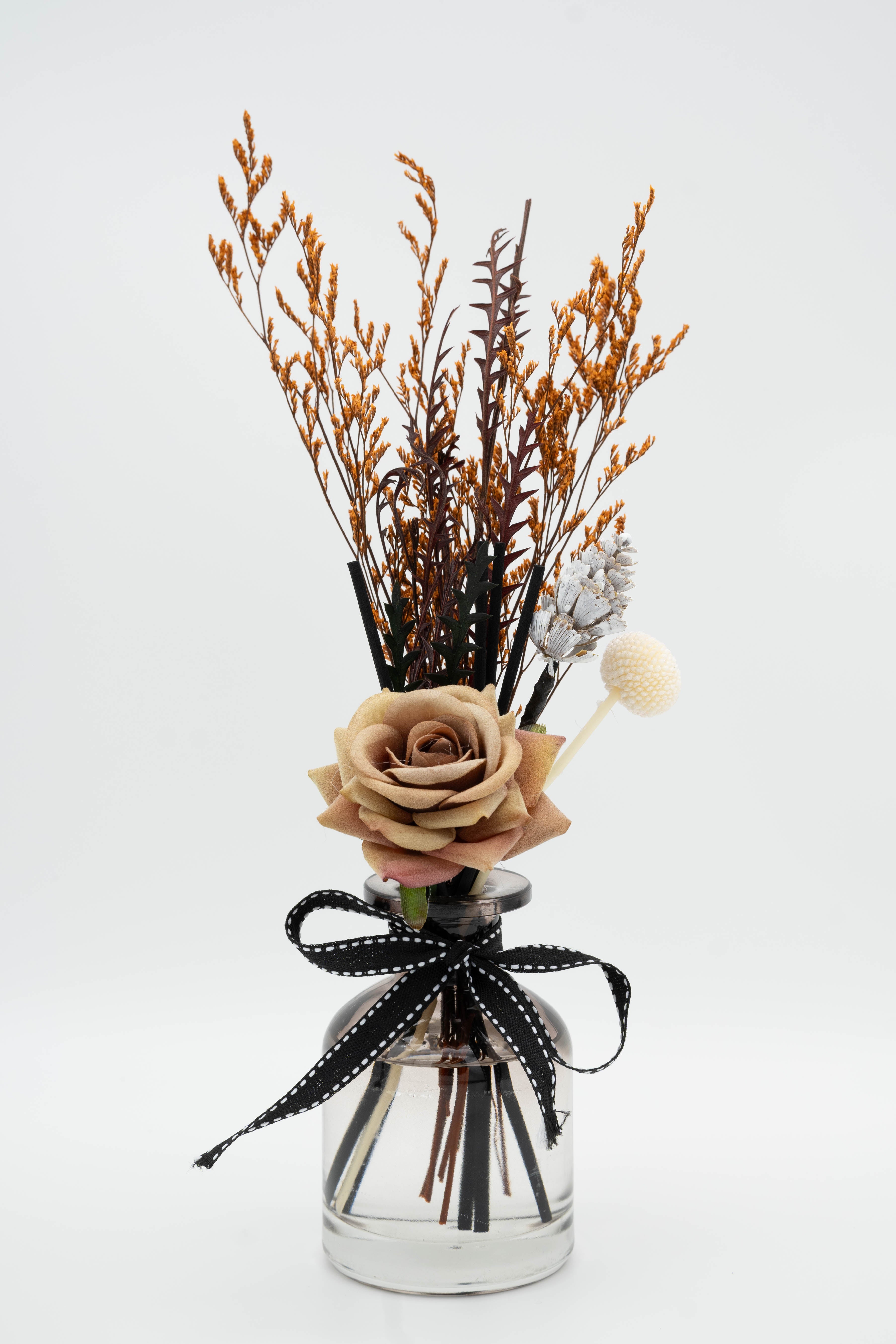 Khaki Rose Pine Cone Reed Diffuser